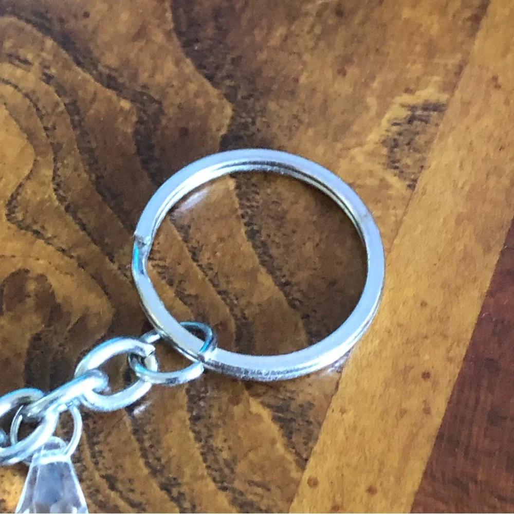 Nine and Company rhinestone crystal keychain